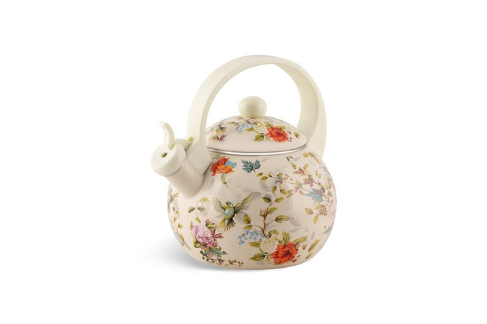 Edenberg Enamel Line - Retro Emaille Fluitketel - 2.2 liter