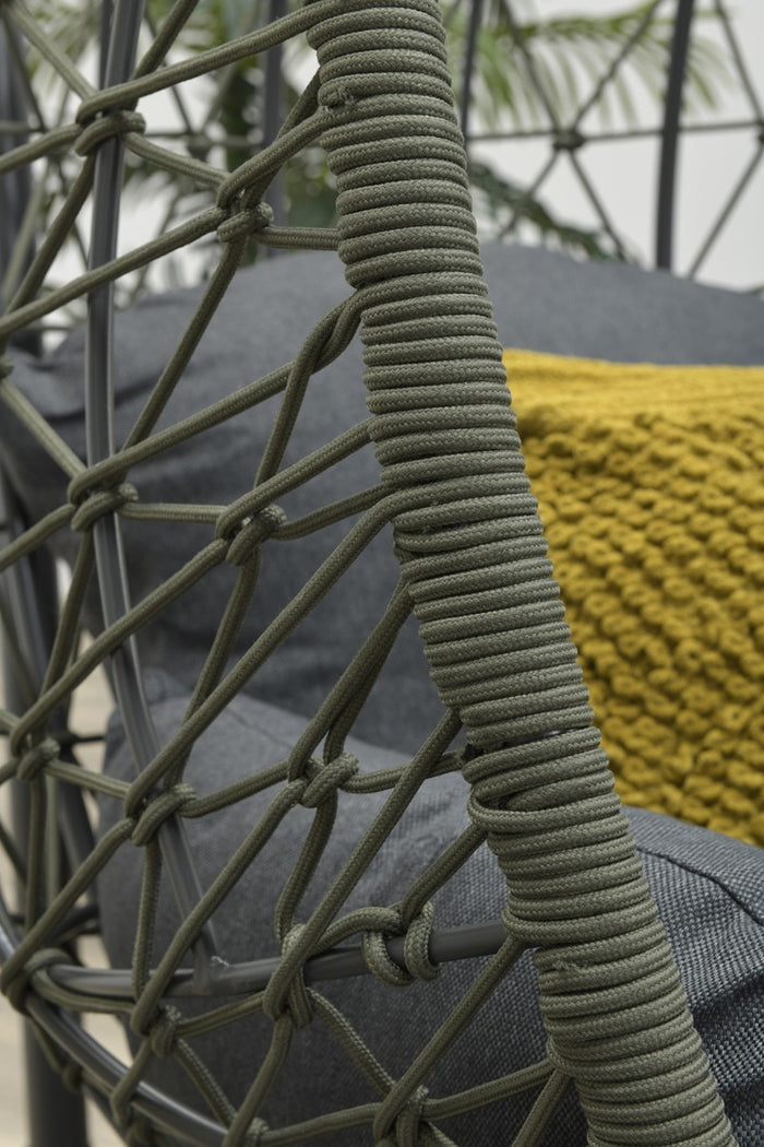 Garden Impressions Panama Swing Egg - rope mos groen