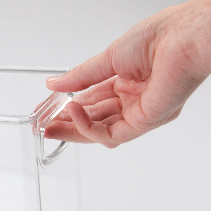 Opbergbox met Handvaten, 10.2 x 25.4 x 7.6 cm, Stapelbaar, Kunststof,