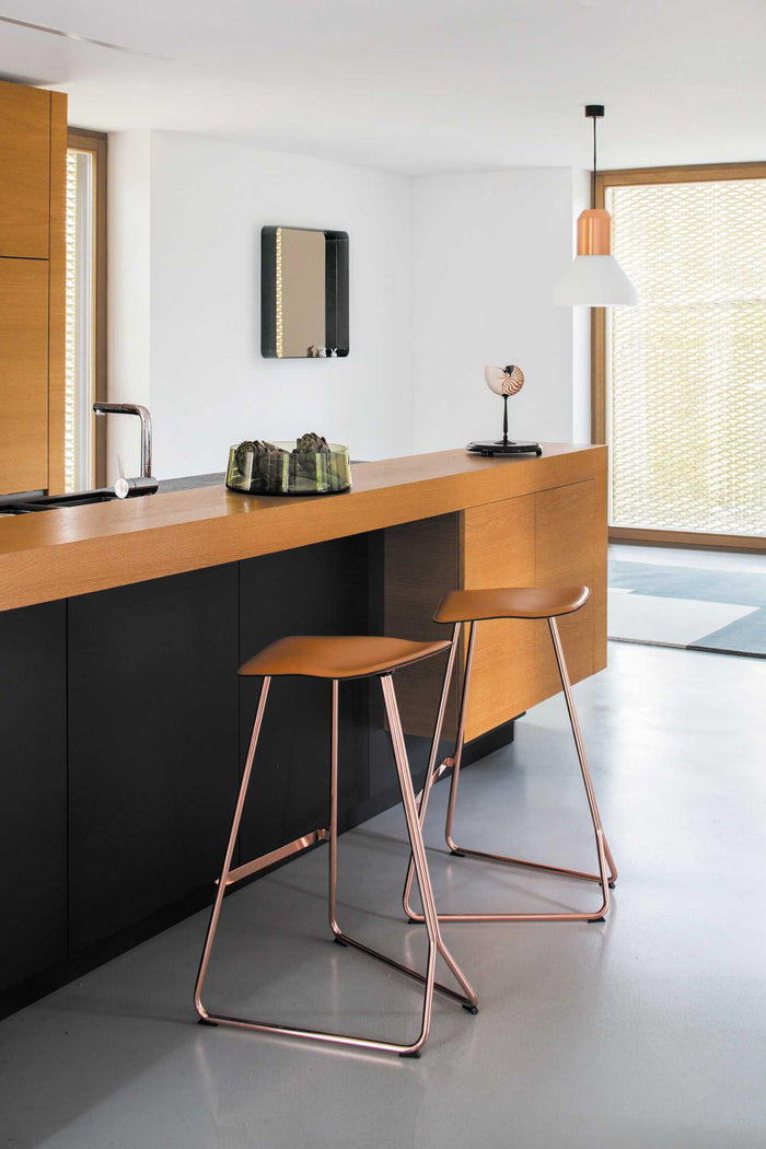 Cypris spiegel 70x70 Brass