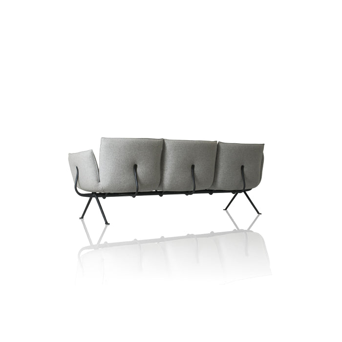 Magis Officina bank 3-zits torri donkergrijs 070