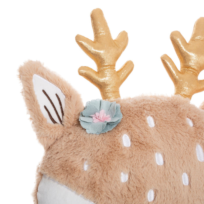 Sierkussen Bambi Hert - Kastanjebruin - B31 x H38 cm