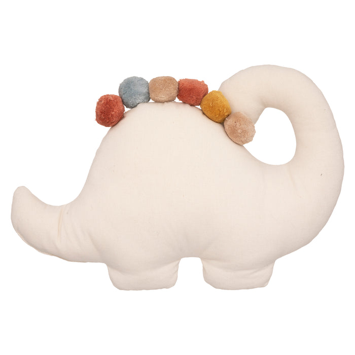 Kinderkussen Dinosaurus Katoen – Beige – L40 X B30cm