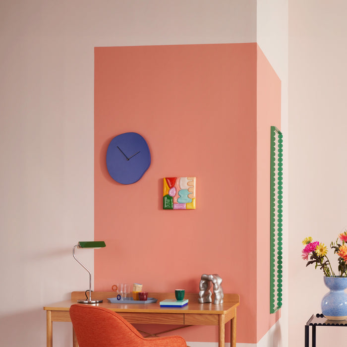 ferm LIVING Melt Wandklok - Blue