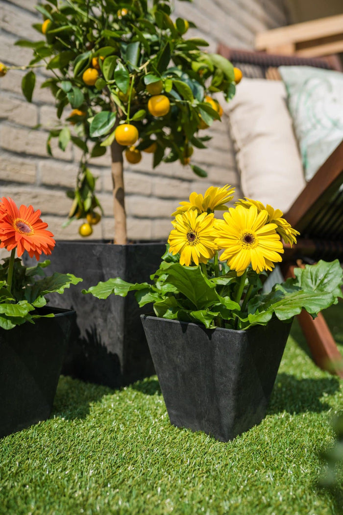 Artstone Bloempot Ella - 45x45 - Grijs