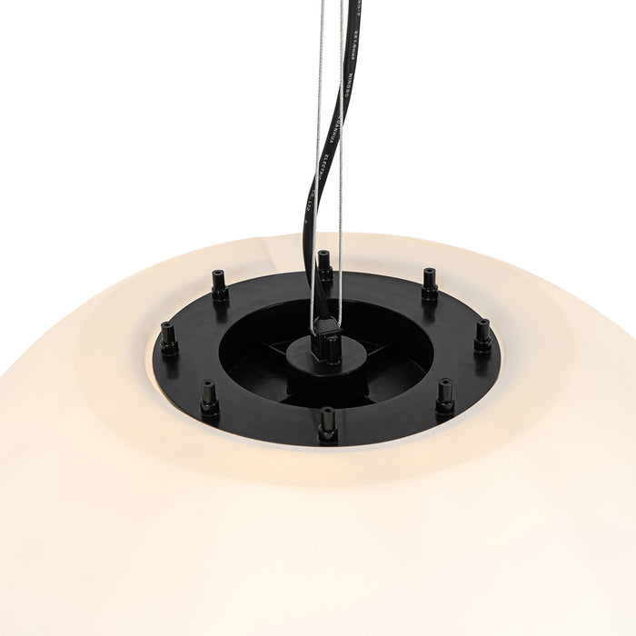 QAZQA Moderne buiten hanglamp wit 56 cm IP65 - Nura