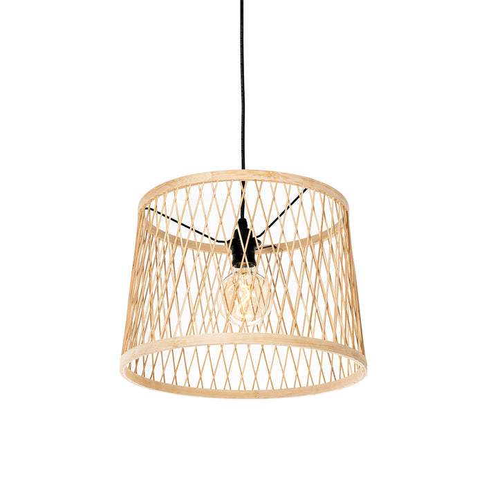 QAZQA Landelijke buiten hanglamp rotan 3-lichts - Calamus
