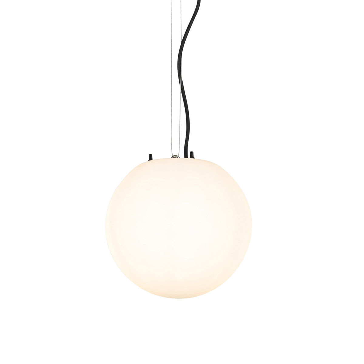 QAZQA Moderne buiten hanglamp wit 25 cm IP44 - Nura