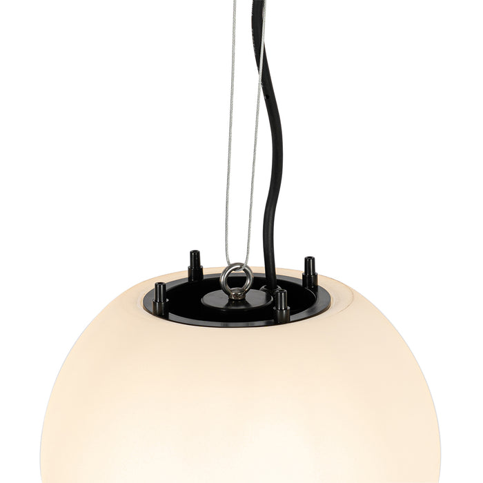QAZQA Moderne buiten hanglamp wit 25 cm IP44 - Nura
