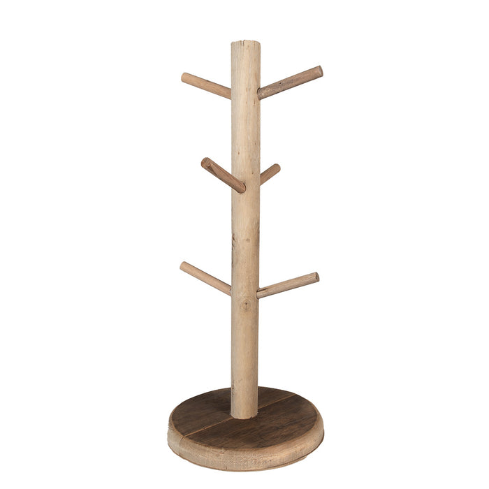 Clayre & Eef Mokkenrek  60 cm Bruin Hout Mokkenboom