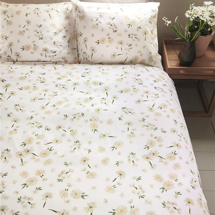 Ariadne At Home Daisies Dekbedovertrek 240 x 200/220 cm - Wit