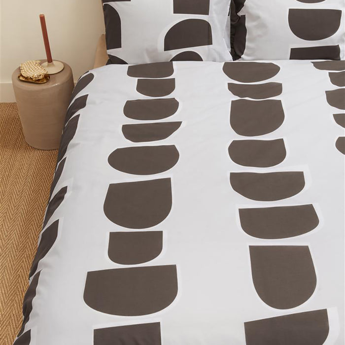 vtwonen Moons Dekbedovertrek 200 x 200/220 cm - Bruin