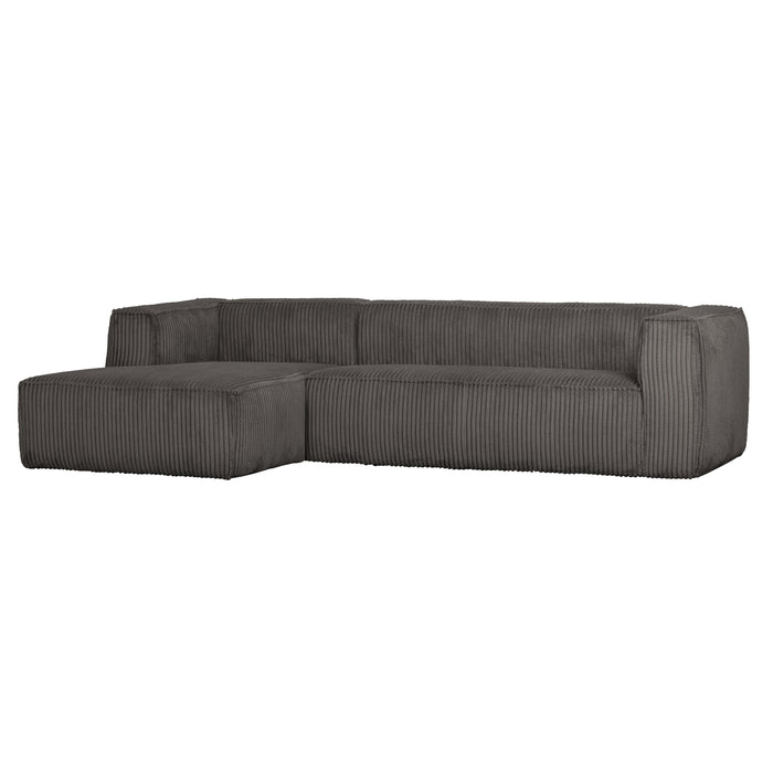 WOOOD Bean Hoekbank Links - Ribstof - Terrazzo