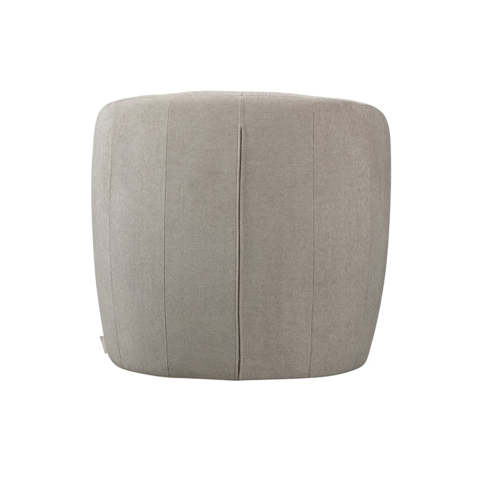 vtwonen Turn Draaifauteuil - Velvet - Naturel - 78x82x87