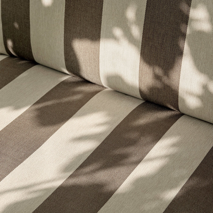 ferm LIVING Desert Lounger - Cashmere - Chocolate / Off-White