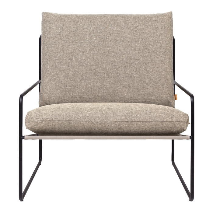 ferm LIVING Desert Lounger - Dolce - Black / Dark Sand