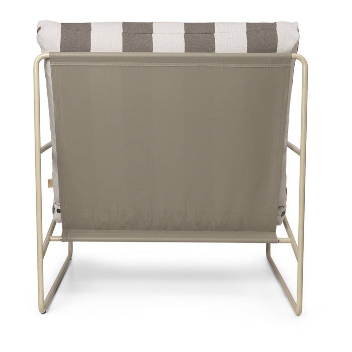 ferm LIVING Desert Lounger - Cashmere - Chocolate / Off-White