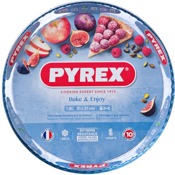 Pyrex - Taartvorm Rond, 31 cm - Pyrex | Bake &amp; Enjoy