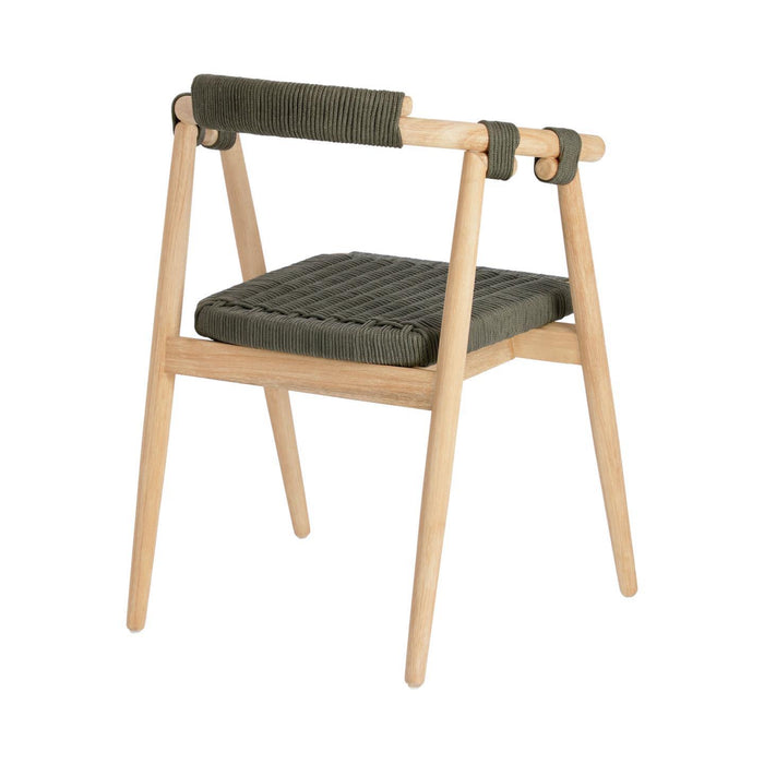 Kave Home - Majela stoel in massief 100% FSC eucalyptus met eiken