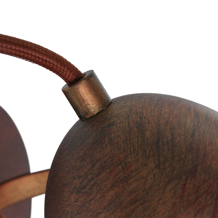 Steinhauer - Paco - wandlamp 1 lichts spot - bruin