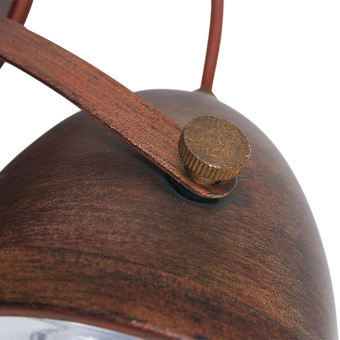 Steinhauer - Paco - wandlamp 1 lichts spot - bruin