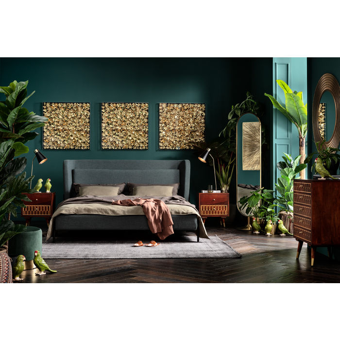 Kare Design Curve Staande Ovale Spiegel - B40 X H170 Cm - Goud