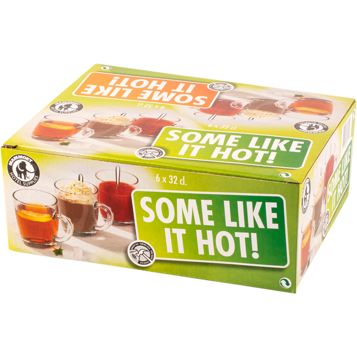 Mammoet - Some Like It Hot - Theeglas - 6 stuks - 32 cl