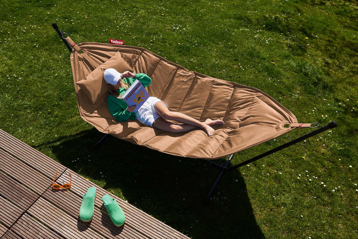 Fatboy Headdemock hangmat met standaard - 2 persoons - Zwart