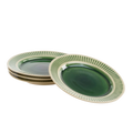 Mica Decorations Elice Ontbijtbord - Set van 4 - Ø21,5 cm - Keramiek