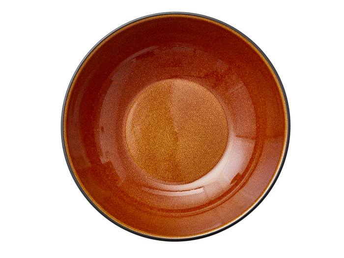 Bitz Gastro Pastabord Ø 20 cm - Zwart/Amber