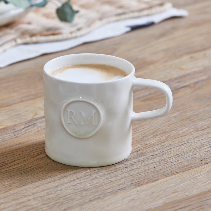Riviera Maison Theemok Wit met RM logo - Portofino - Porselein