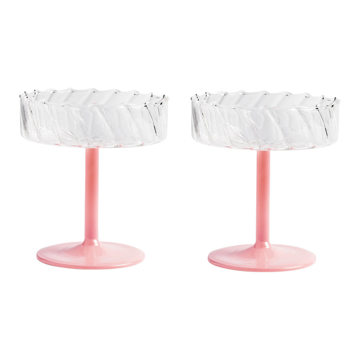 &k amsterdam Twirl Coupe 2 st. - Roze