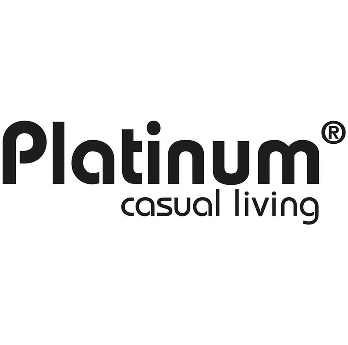 Platinum Voyager T² zweefparasol 270x270cm | Light Grey + Premium