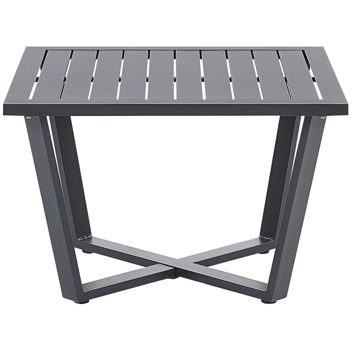 Beliani - VIZZINI - Loungeset voor 5 - Grijs - Aluminium