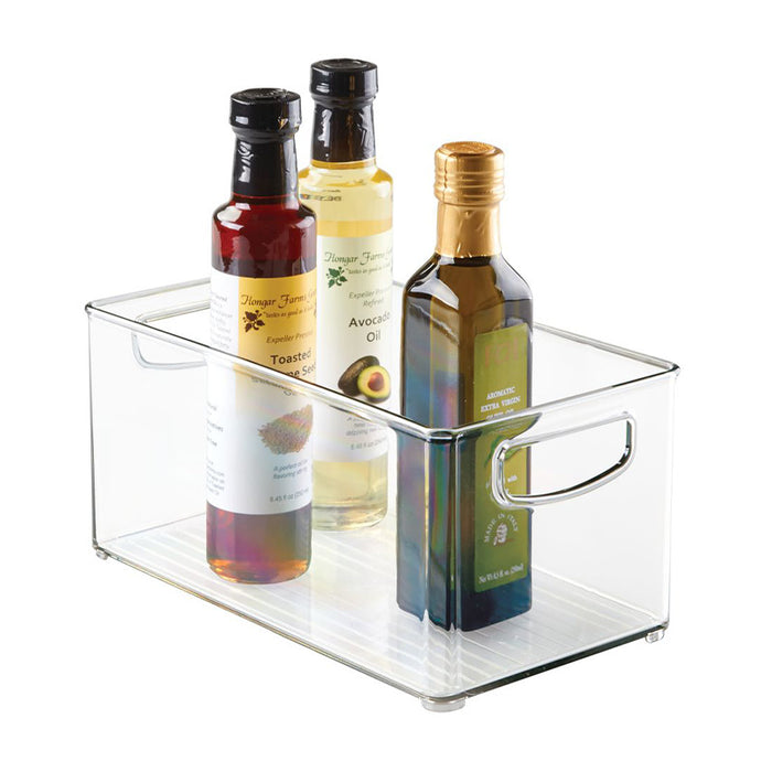Opbergbox met Handvaten, 15.2 x 40.6 x 7.6 cm, Stapelbaar, Kunststof,