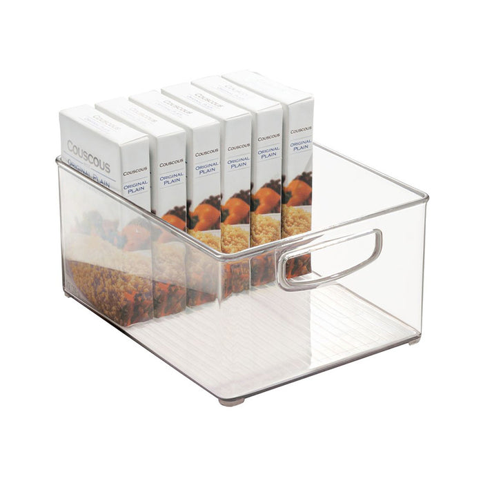 Opbergbox met Handvaten, 15.2 x 40.6 x 7.6 cm, Stapelbaar, Kunststof,