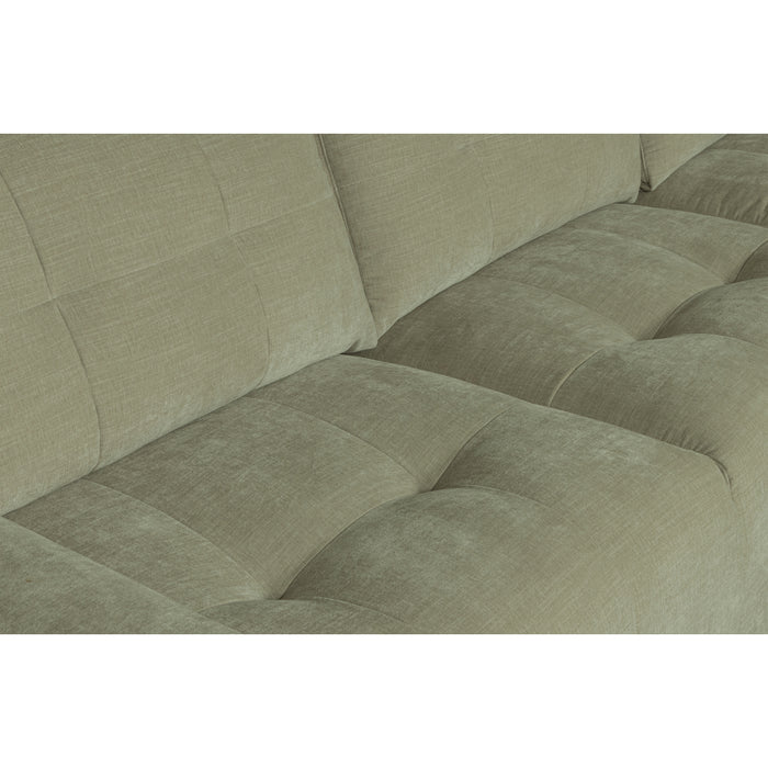 vtwonen Bar Chaise Longue Rechts - Stof - Groen - 87x280x170
