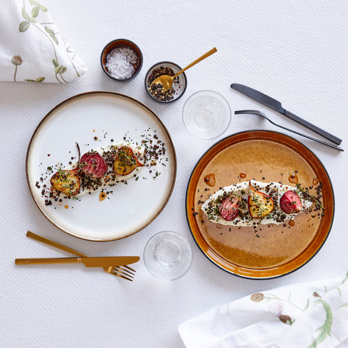 Bitz Dinerbord Gastro Zwart|amber ø 27 cm