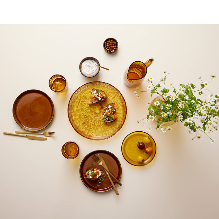 Bitz Dinerbord Gastro Zwart|amber ø 27 cm
