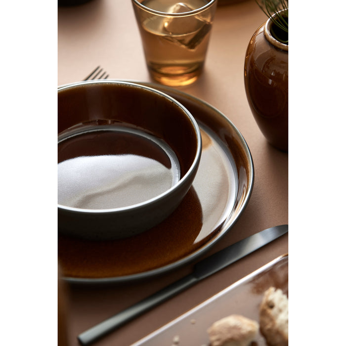 Bitz Dinerbord Gastro Zwart|amber ø 27 cm
