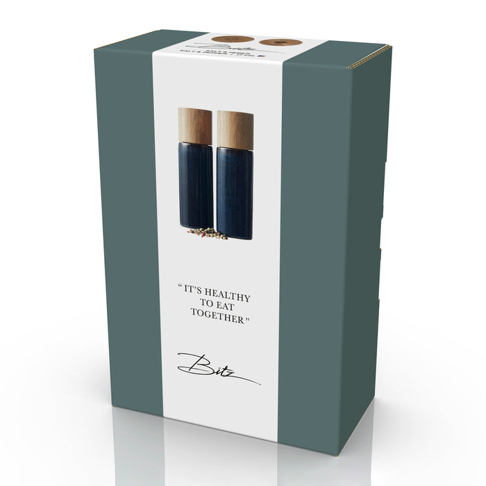 Bitz Gastro Peper- en Zoutmolen - Blauw