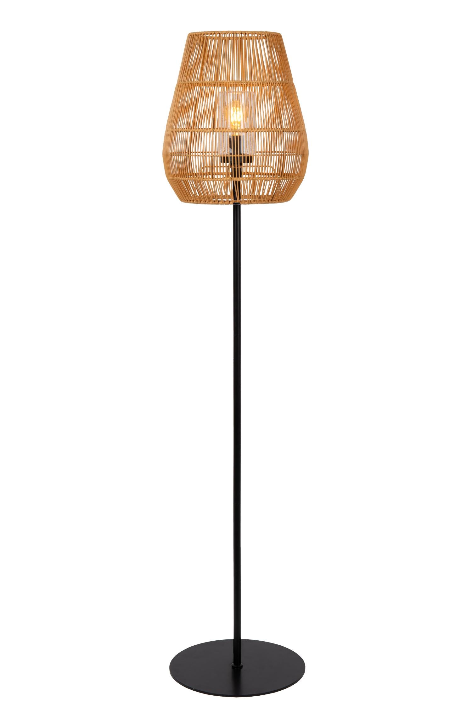 Lucide NERIDA Vloerlamp - Naturel