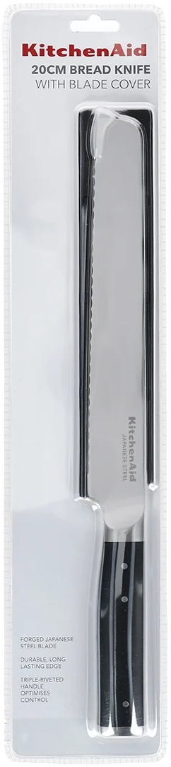 Broodmes 20cm, Hoogwaardig Japans Koolstofstaal - Incl Hoes - Kitchena