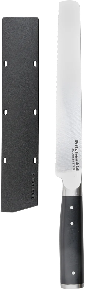 Broodmes 20cm, Hoogwaardig Japans Koolstofstaal - Incl Hoes - Kitchena