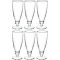 Bormioli Rocco Bierglazen Harmonia - 6 stuks - op voet - 380 ml