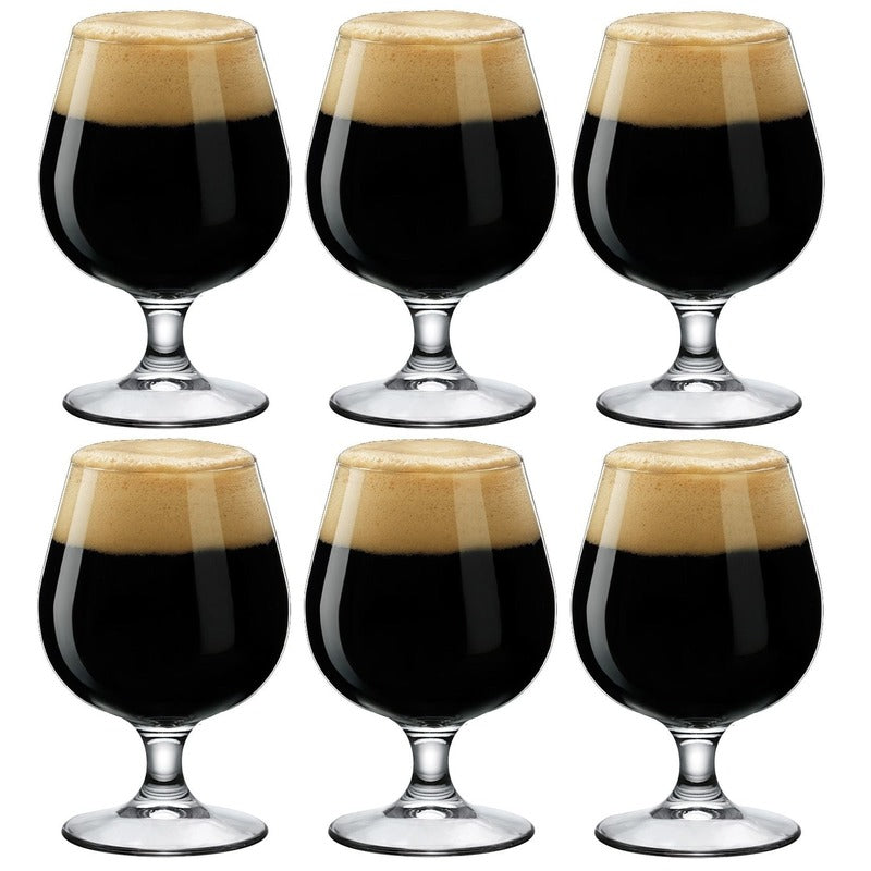 Bormioli Rocco Bierglazen - 6x stuks - bokbier glazen - 530 ml