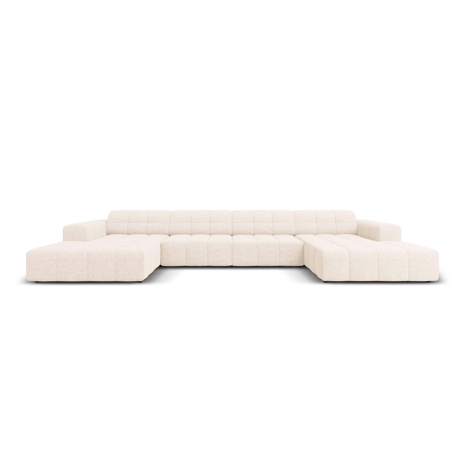 Cosmopolitan Design Chicago U-bank  - Chenille - Crème