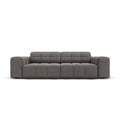 Cosmopolitan Design Chicago 3-zitsbank  - Velvet - Lichtgrijs