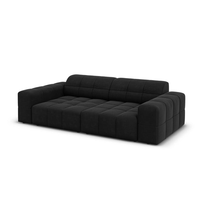 Cosmopolitan Design Chicago 3-zitsbank - Velvet - Flessengroen