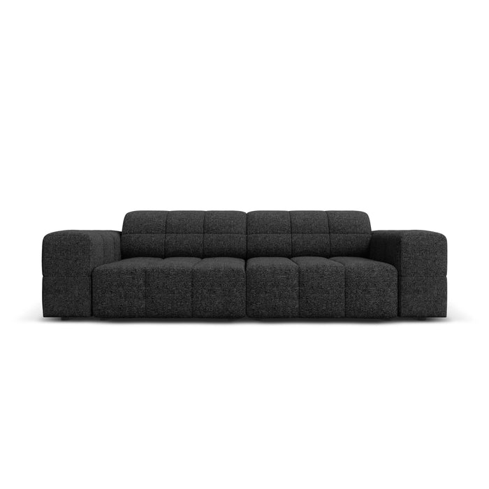 Cosmopolitan Design Chicago 3-zitsbank - Chenille - Zwart